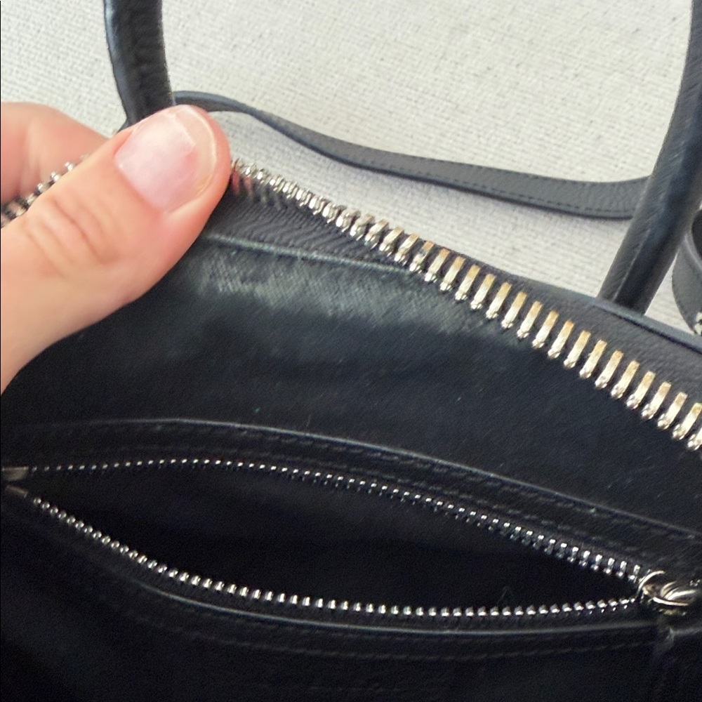 Givenchy Black Leather Mini Antigona with Crossbody Strap - Picture 10 of 17
